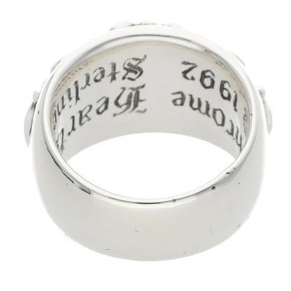 Chrome Hearts Floral Cross Silver Ring Size ONE SIZE