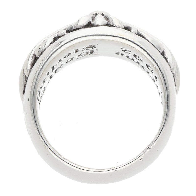 Chrome Hearts Floral Cross Silver Ring Size ONE SIZE