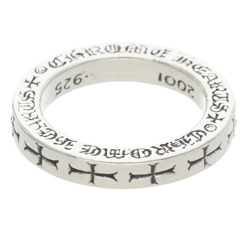 Chrome Hearts 3mm Spacer Fuck You Silver Ring Size US 5