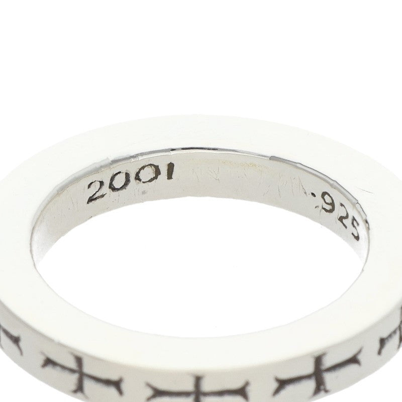 Chrome Hearts 3mm Spacer Fuck You Silver Ring Size US 5