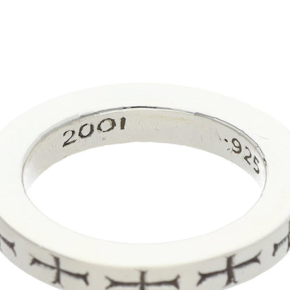 Chrome Hearts 3mm Spacer Fuck You Silver Ring Size US 5