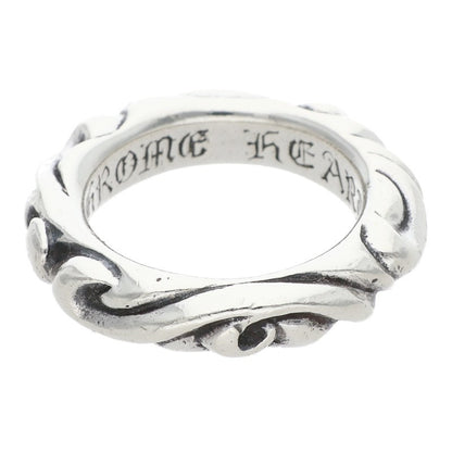 Chrome Hearts Scroll Band Silver Ring Size US 3