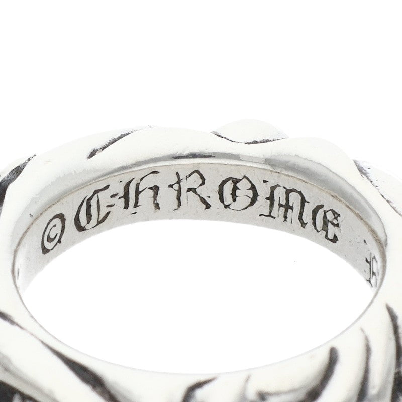 Chrome Hearts Scroll Band Silver Ring Size US 3