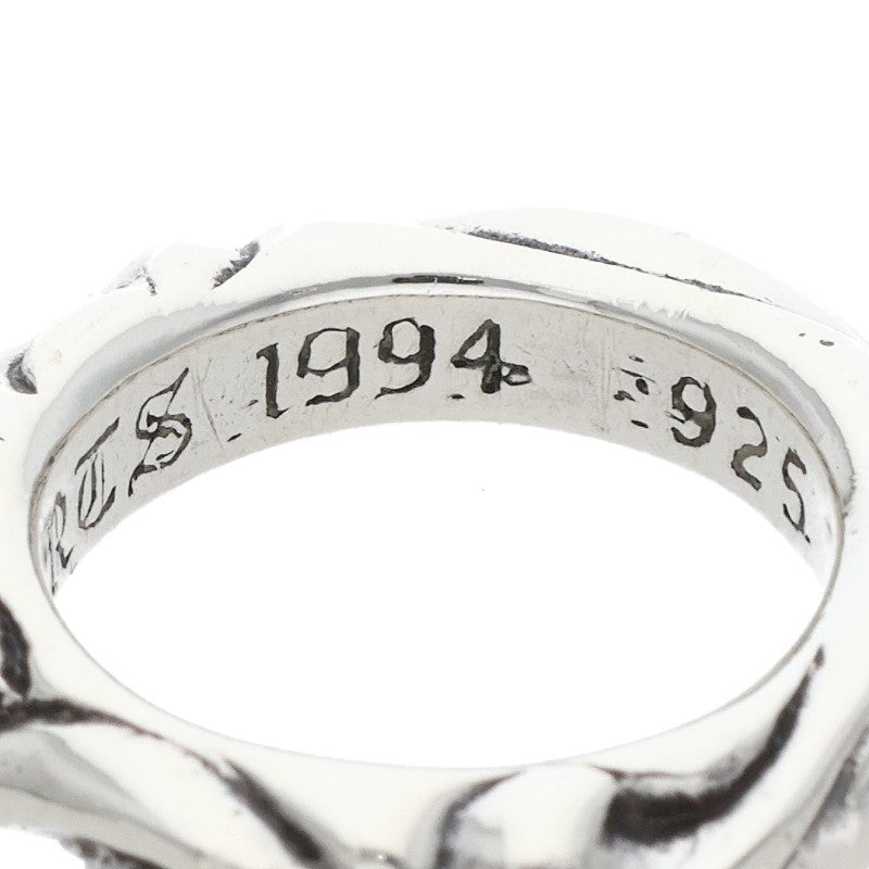 Chrome Hearts Scroll Band Silver Ring Size US 3
