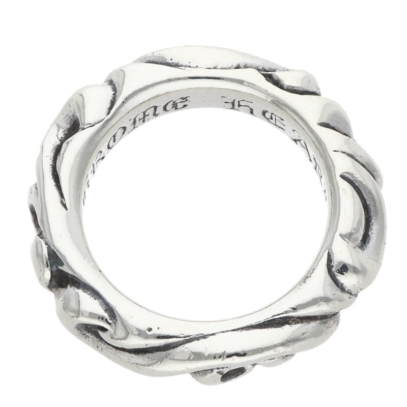 Chrome Hearts Scroll Band Silver Ring Size US 3