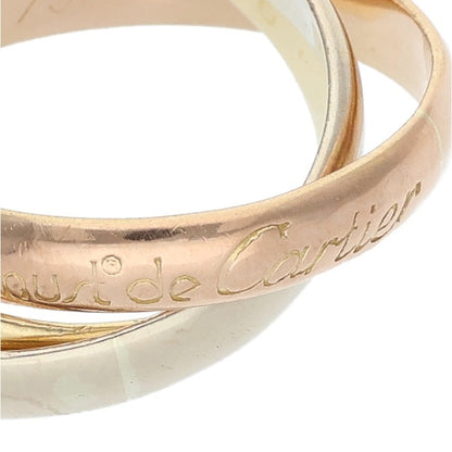 Cartier Trinity K18 Tri-Color Ring Size ONE SIZE