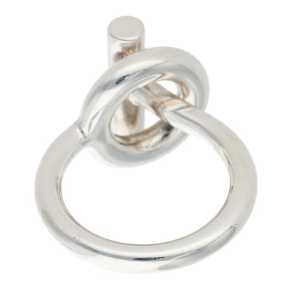 HERMES Echappe MM Silver Ring Size ONE SIZE