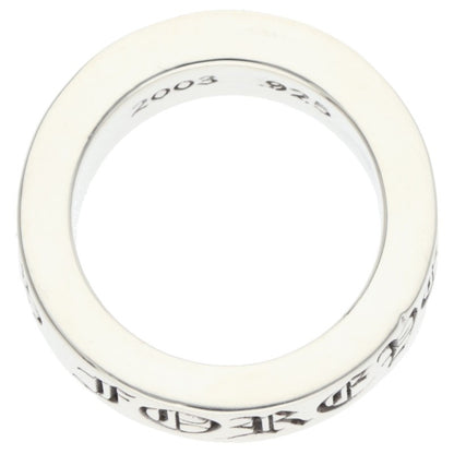 Chrome Hearts 6mm Spacer Forever Silver Ring Size US 5