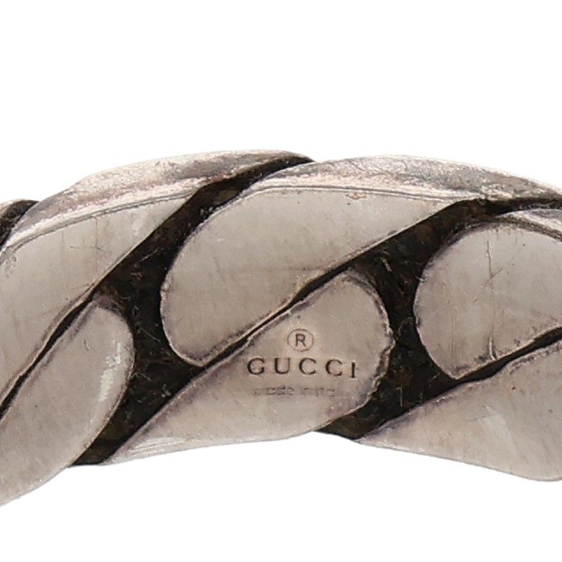 GUCCI 925 Interlocking G Ring Size 21