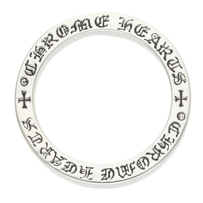 Chrome Hearts 3mm Spacer Plain Silver Ring Size ONE SIZE