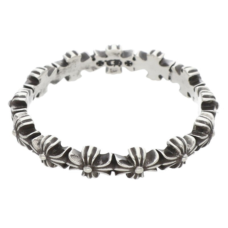 Chrome Hearts Tiny E CH Plus Band Silver Ring Size US 9