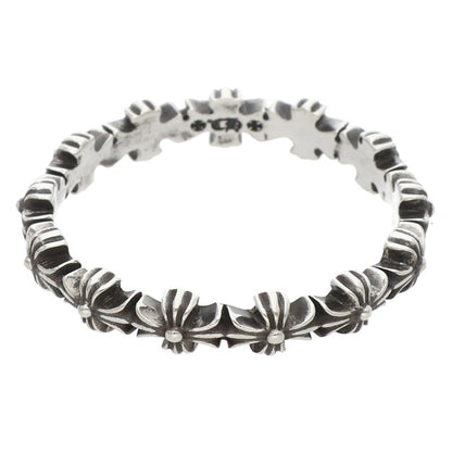 Chrome Hearts Tiny E CH Plus Band Silver Ring Size US 9