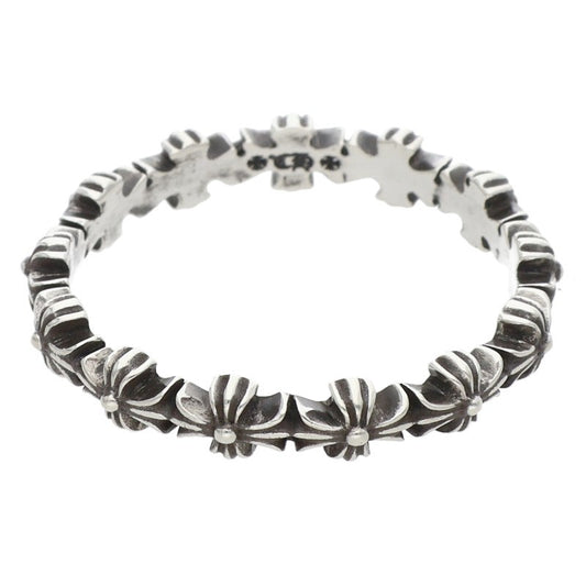 Chrome Hearts Tiny E CH Plus Band Silver Ring Size ONE SIZE
