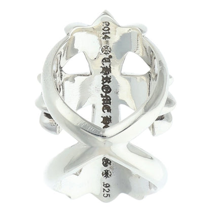 Chrome Hearts INFINITY CH CROSS Silver Ring Size ONE SIZE