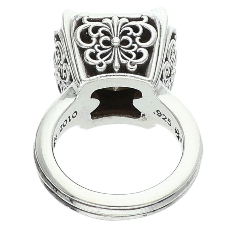 Chrome Hearts COCK TAIL WRAP Butterfly Silver Ring Size 6.5