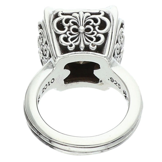 Chrome Hearts COCK TAIL WRAP Butterfly Silver Ring Size 6.5