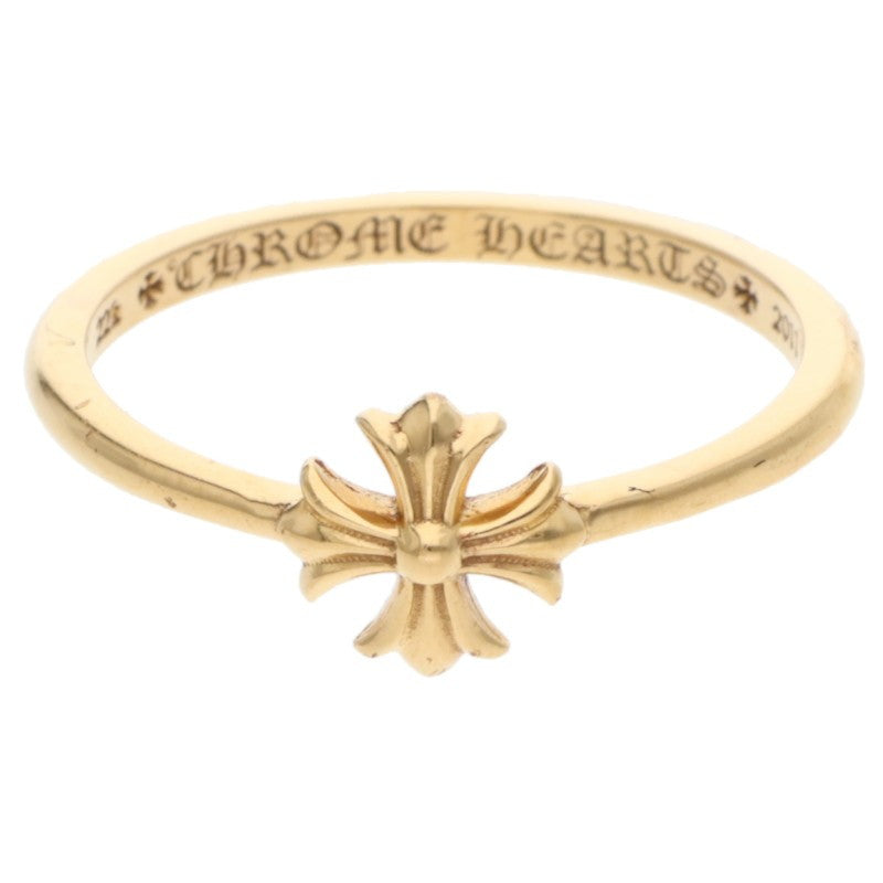 Chrome Hearts 22K Bubblegum CH Plus Gold Ring Size ONE SIZE