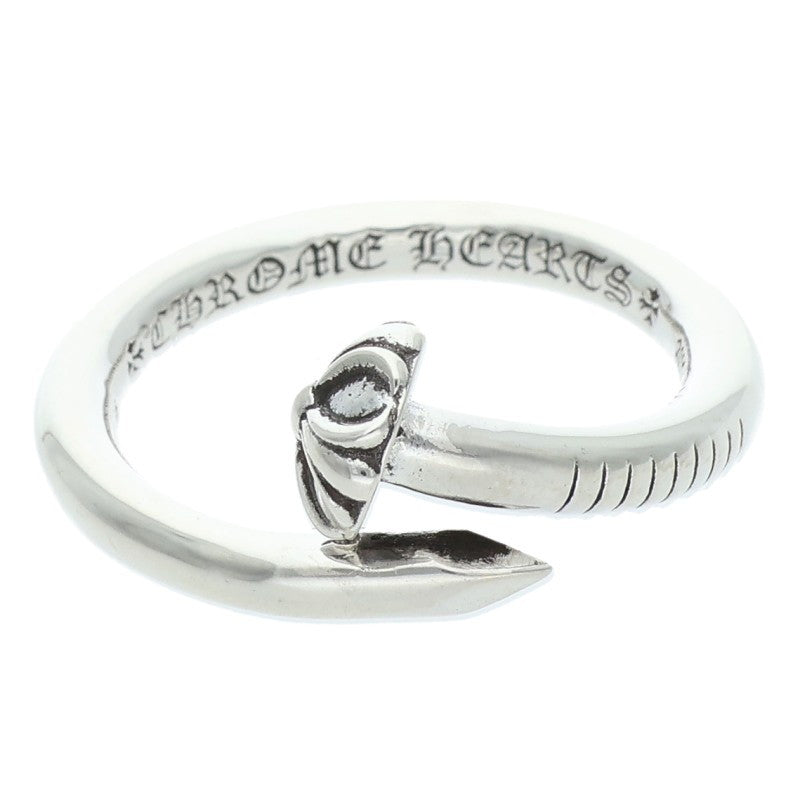 Chrome Hearts NAIL CROSS BALL Silver Ring Size US 11