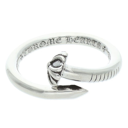 Chrome Hearts NAIL CROSS BALL Silver Ring Size US 11