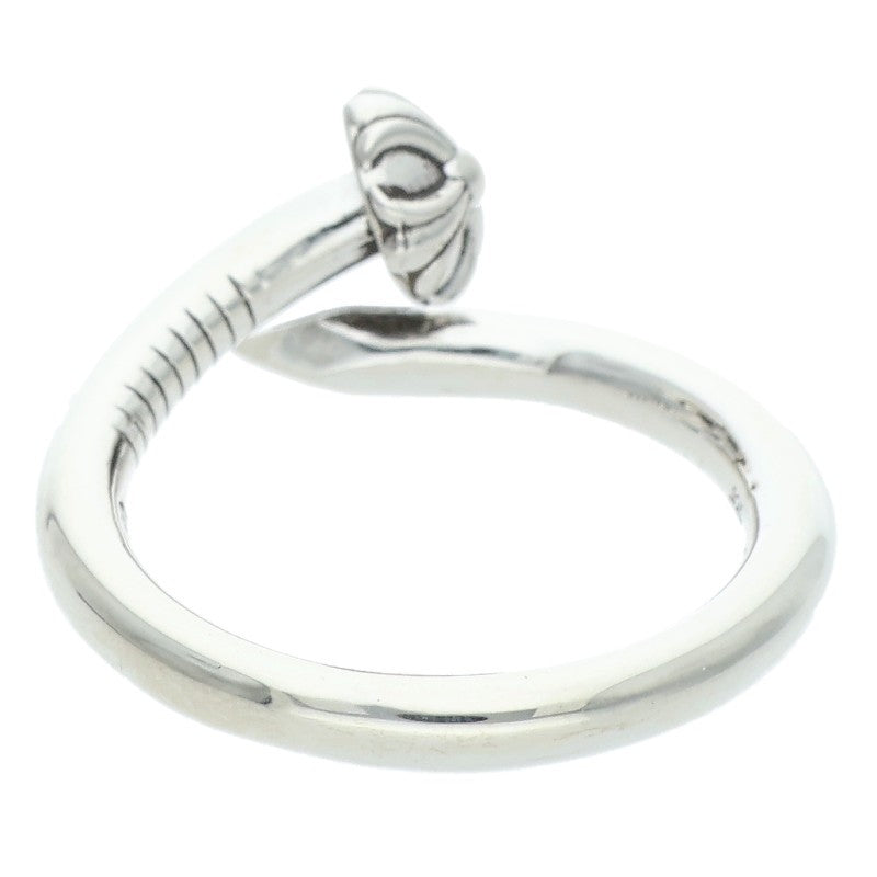 Chrome Hearts NAIL CROSS BALL Silver Ring Size US 11