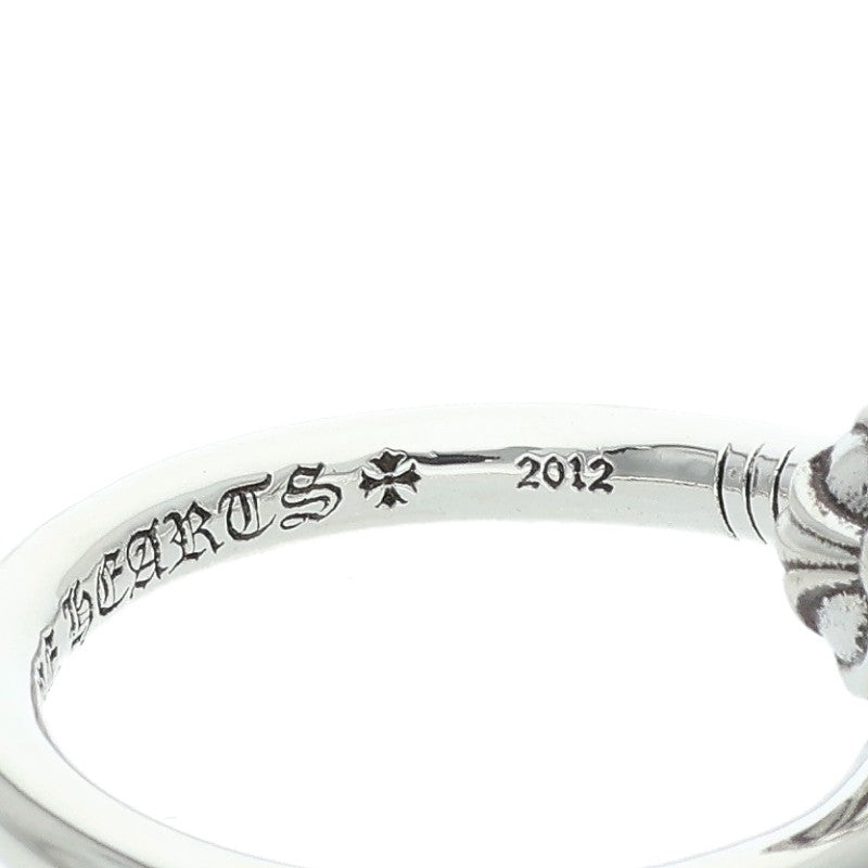 Chrome Hearts NAIL CROSS BALL Silver Ring Size US 11
