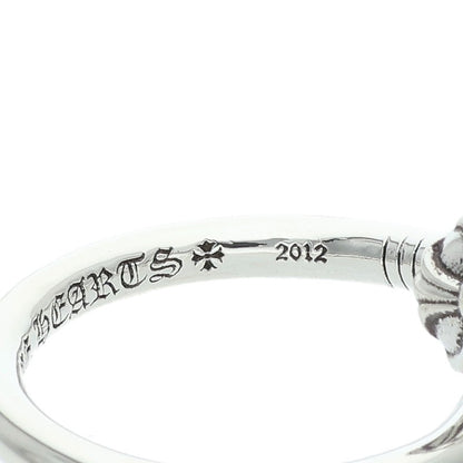 Chrome Hearts NAIL CROSS BALL Silver Ring Size US 11