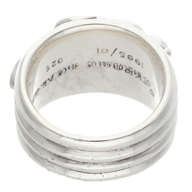 Chrome Hearts DAGGER HEART Silver Ring Size ONE SIZE