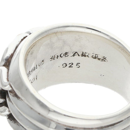 Chrome Hearts DAGGER HEART Silver Ring Size ONE SIZE