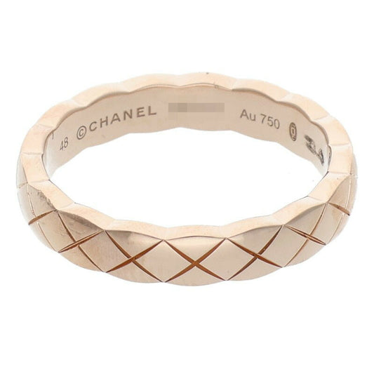 CHANEL Coco Crush Mini K18 Pink Gold Ring Size ONE SIZE