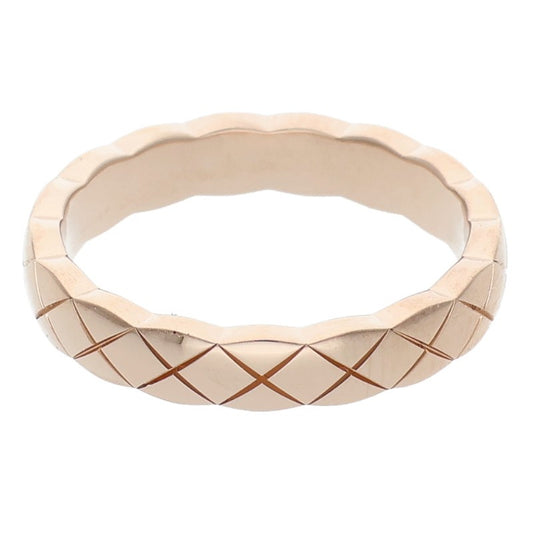 CHANEL Coco Crush Mini K18 Pink Gold Ring Size ONE SIZE