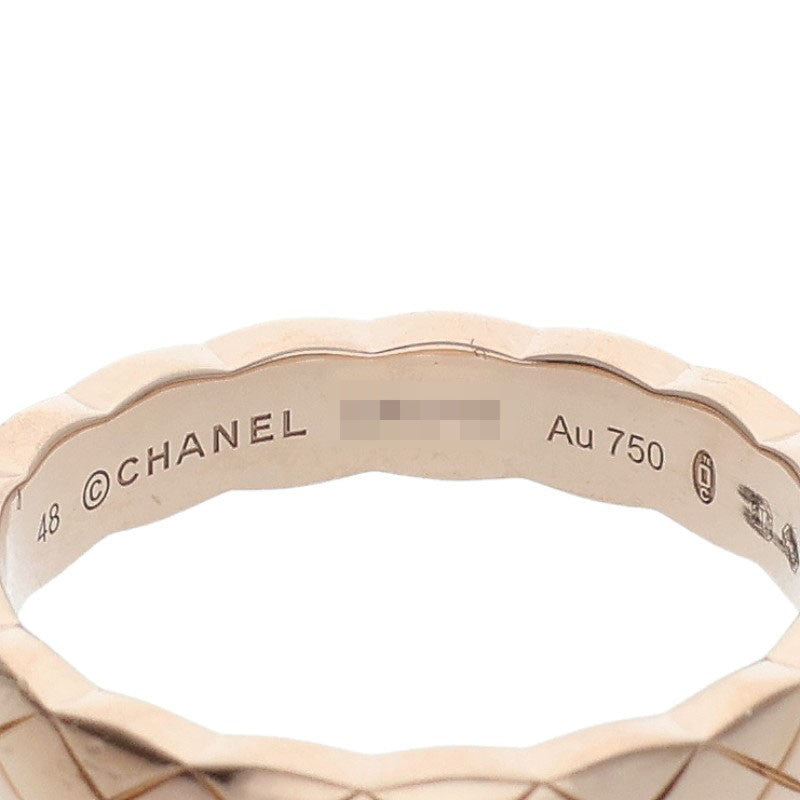 CHANEL Coco Crush Mini K18 Pink Gold Ring Size ONE SIZE