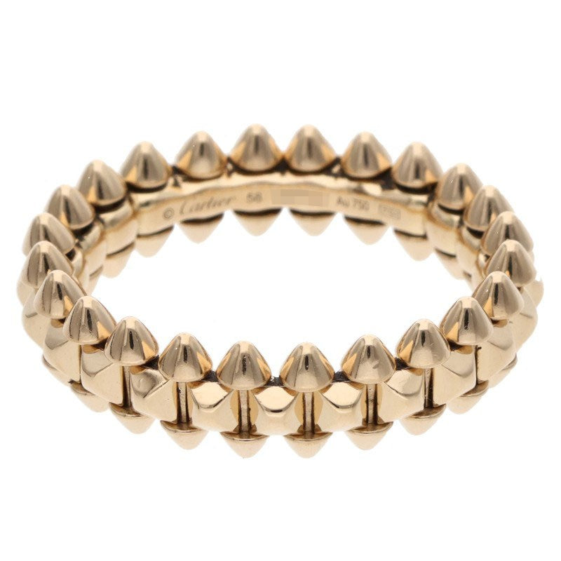 Cartier Clash SM K18 Yellow Gold Ring Size ONE SIZE