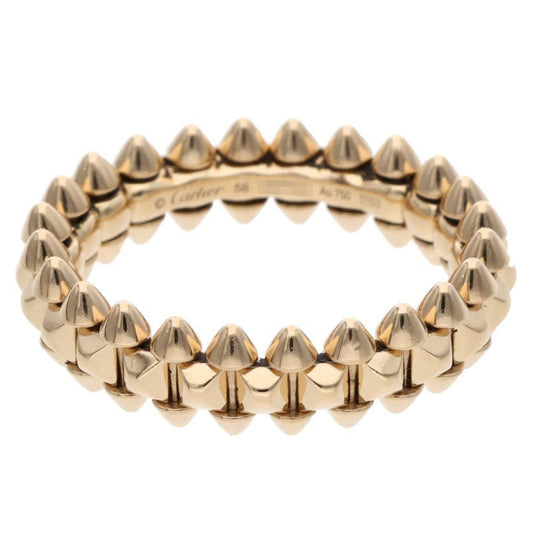 Cartier Clash SM K18 Yellow Gold Ring Size ONE SIZE