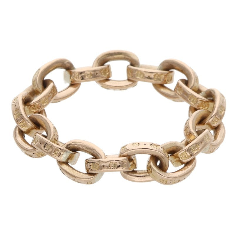 Chrome Hearts 22K Paper Chain Gold Ring Yellow Size US 8