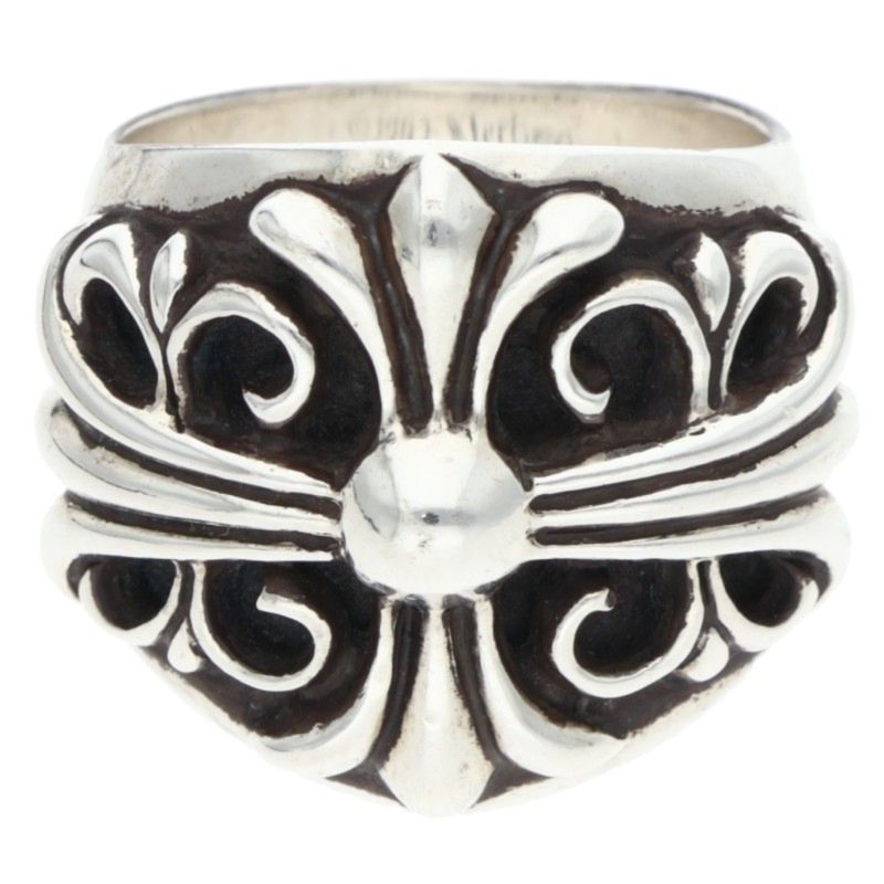 Chrome Hearts Keeper Sterling Silver Ring Size JP 15