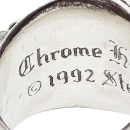 Chrome Hearts Keeper Sterling Silver Ring Size JP 15
