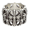 Chrome Hearts CEMETERY CROSS Silver Ring Size ONE SIZE