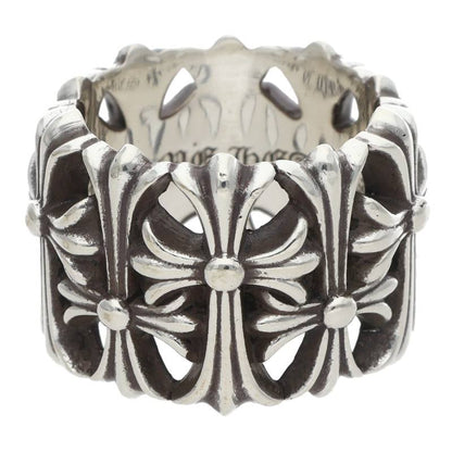 Chrome Hearts CEMETERY CROSS Silver Ring Size ONE SIZE