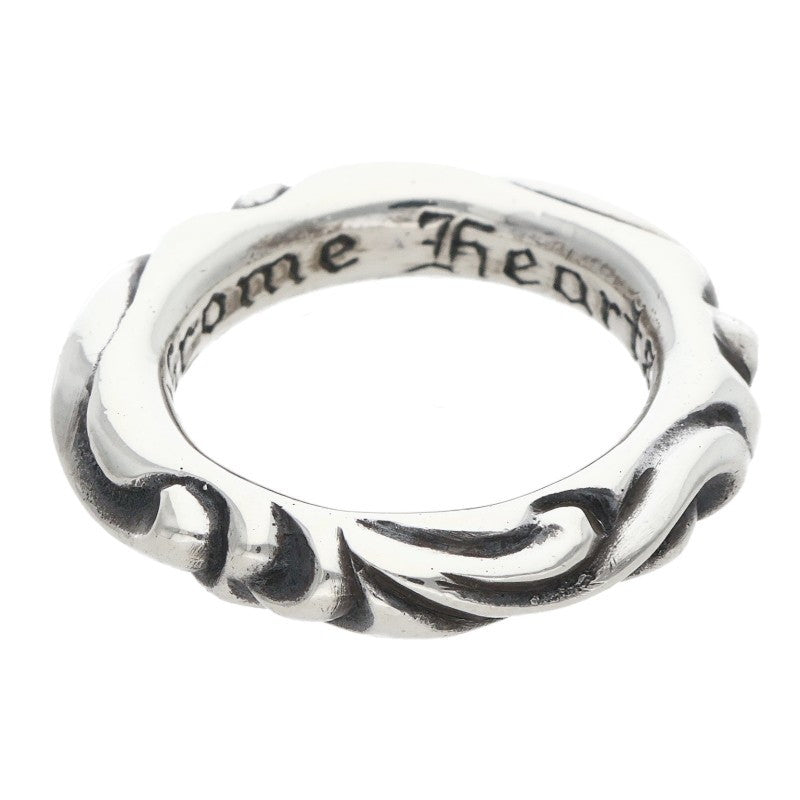 Chrome Hearts SCRL BAND Silver Ring Size ONE SIZE