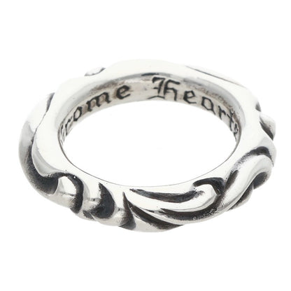 Chrome Hearts SCRL BAND Silver Ring Size ONE SIZE