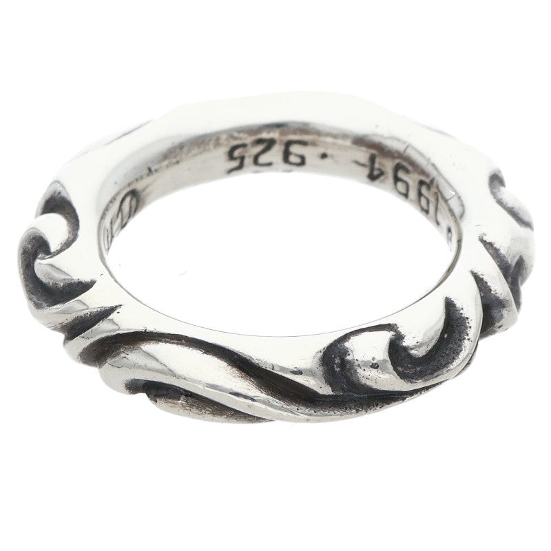Chrome Hearts SCRL BAND Silver Ring Size ONE SIZE