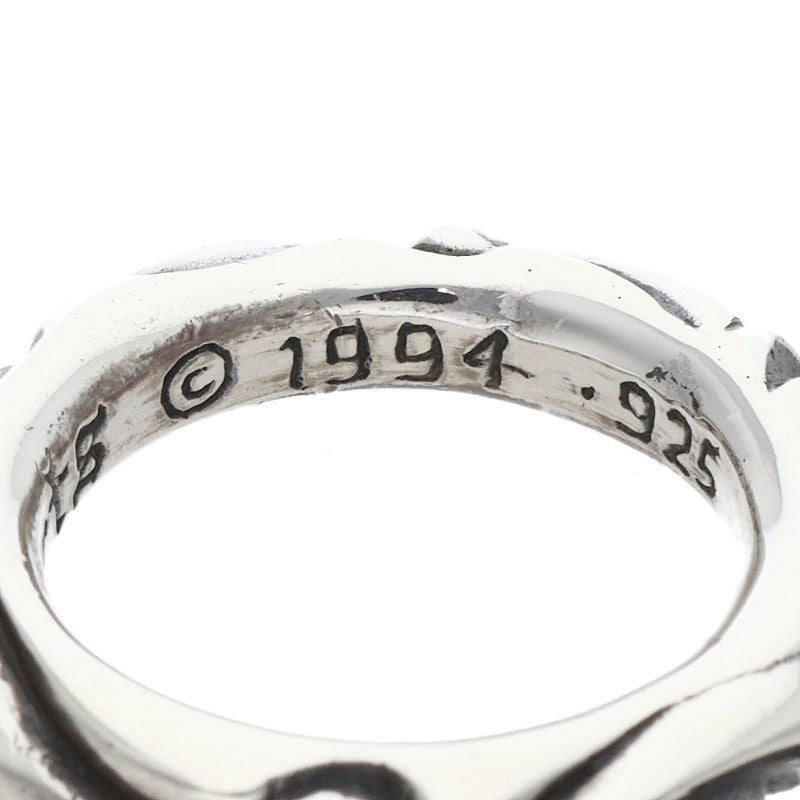 Chrome Hearts SCRL BAND Silver Ring Size ONE SIZE