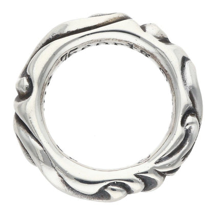Chrome Hearts SCRL BAND Silver Ring Size ONE SIZE