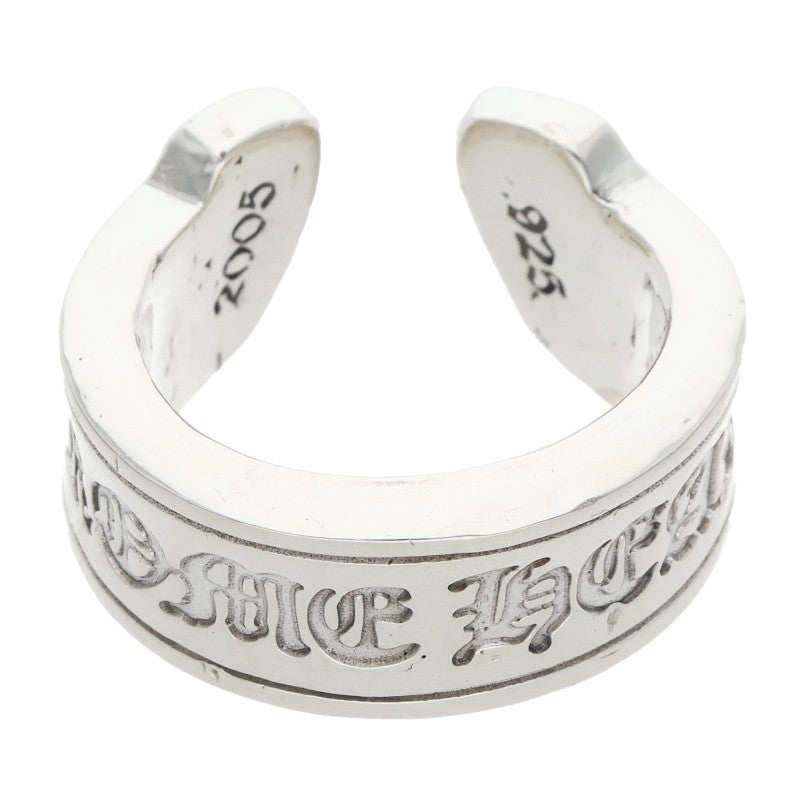 Chrome Hearts LG Scroll Label Silver Ring Size ONE SIZE