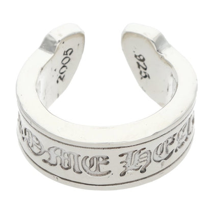Chrome Hearts LG Scroll Label Silver Ring Size ONE SIZE