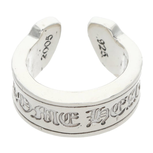 Chrome Hearts LG Scroll Label Silver Ring Size ONE SIZE