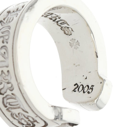 Chrome Hearts LG Scroll Label Silver Ring Size ONE SIZE