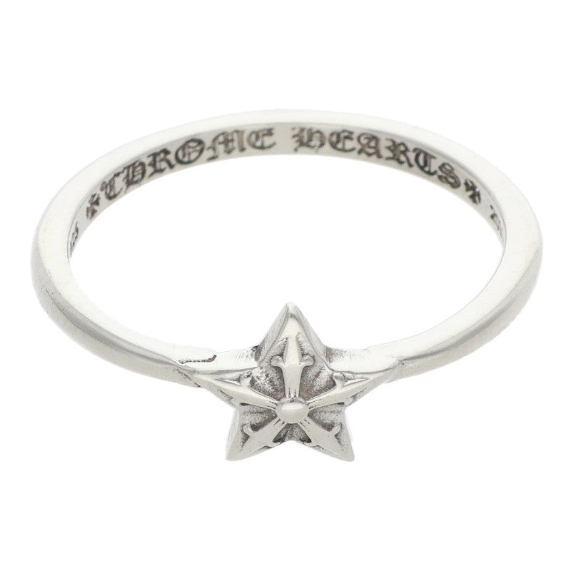 Chrome Hearts BUBBLGM STAR Silver Ring Size US 6