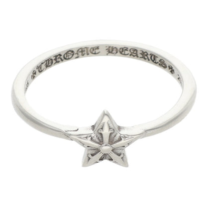 Chrome Hearts BUBBLGM STAR Silver Ring Size US 6