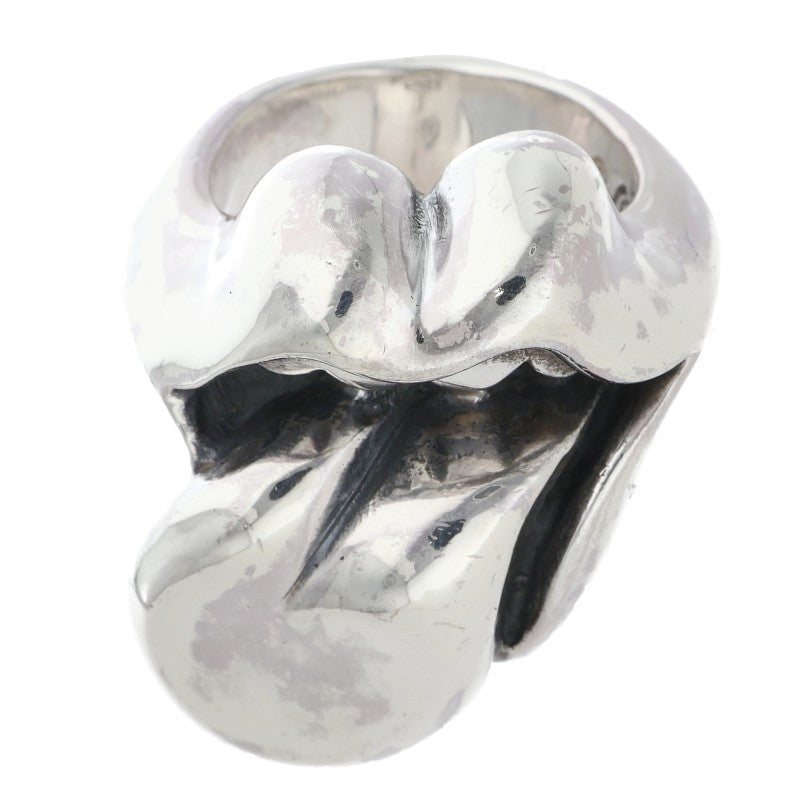 Chrome Hearts LIP TONGUE-LG Silver Ring Size US 8